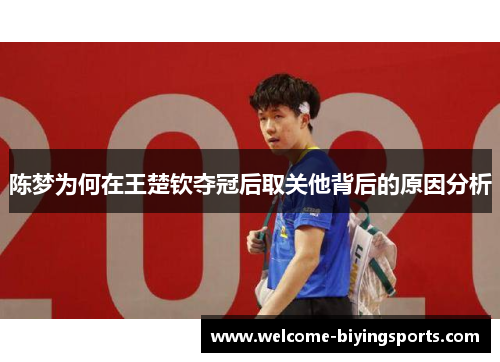 陈梦为何在王楚钦夺冠后取关他背后的原因分析
